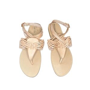 NWOT Mossimo Johanna Ankle Strap Thong Sandals 7.5